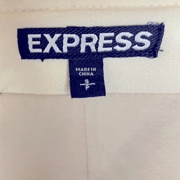 🥂 EXPRESS | Women’s Size Small Petite (SP) Gold Sequence Jacket 🧥 - Picture 3 of 6